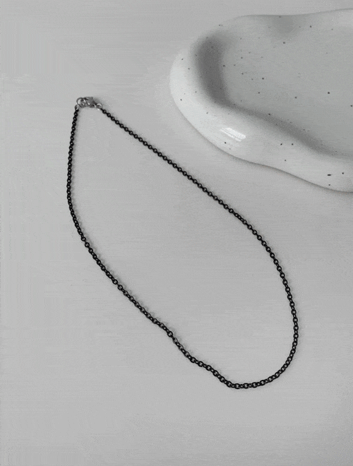 black chain necklace -1color
