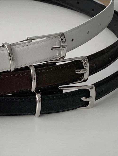 square buckle belt -3color
