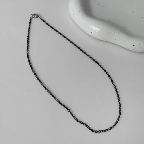 black chain necklace -1color